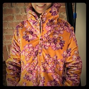 Kær magical velvet jacket floral azaleas S/M